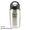 Klean Kanteen Insulated Stainless-Steel Wide-Mouth Bottle with Loop-Top Cap - 12 fl. oz.