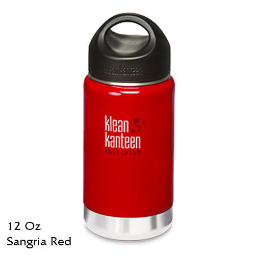 Klean Kanteen Insulated Stainless-Steel Wide-Mouth Bottle with Loop-To   Vassar Outdoors