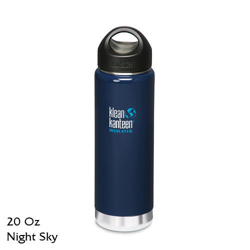 Klean Kanteen 20oz Insulated Chrome Water Bottle