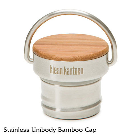 Klean Kanteen Stainlless Unibody Bamboo Cap