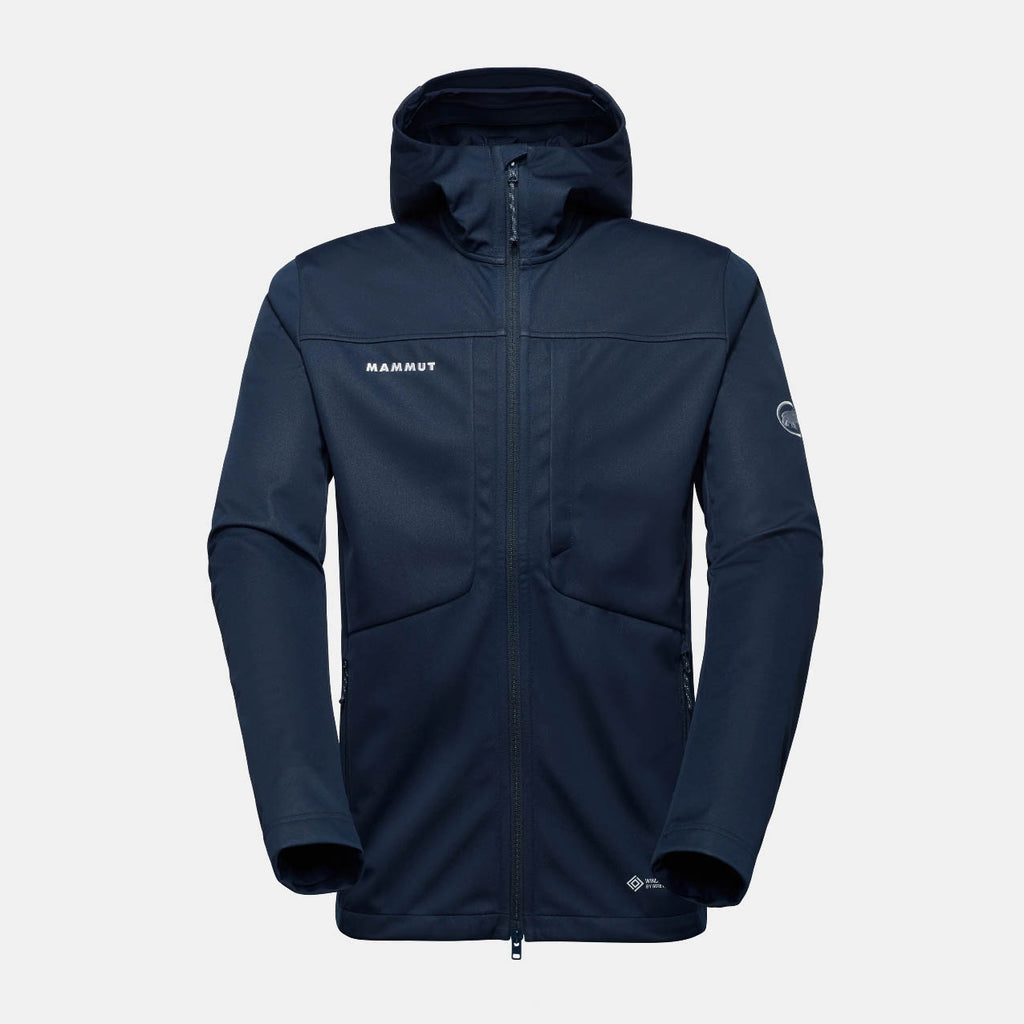 Mammut Men's Ultimate Comfort SO Hooded Jacket in Dark Jade Mammut Men's Ultimate Comfort SO Hooded Jacket in Dark Jade