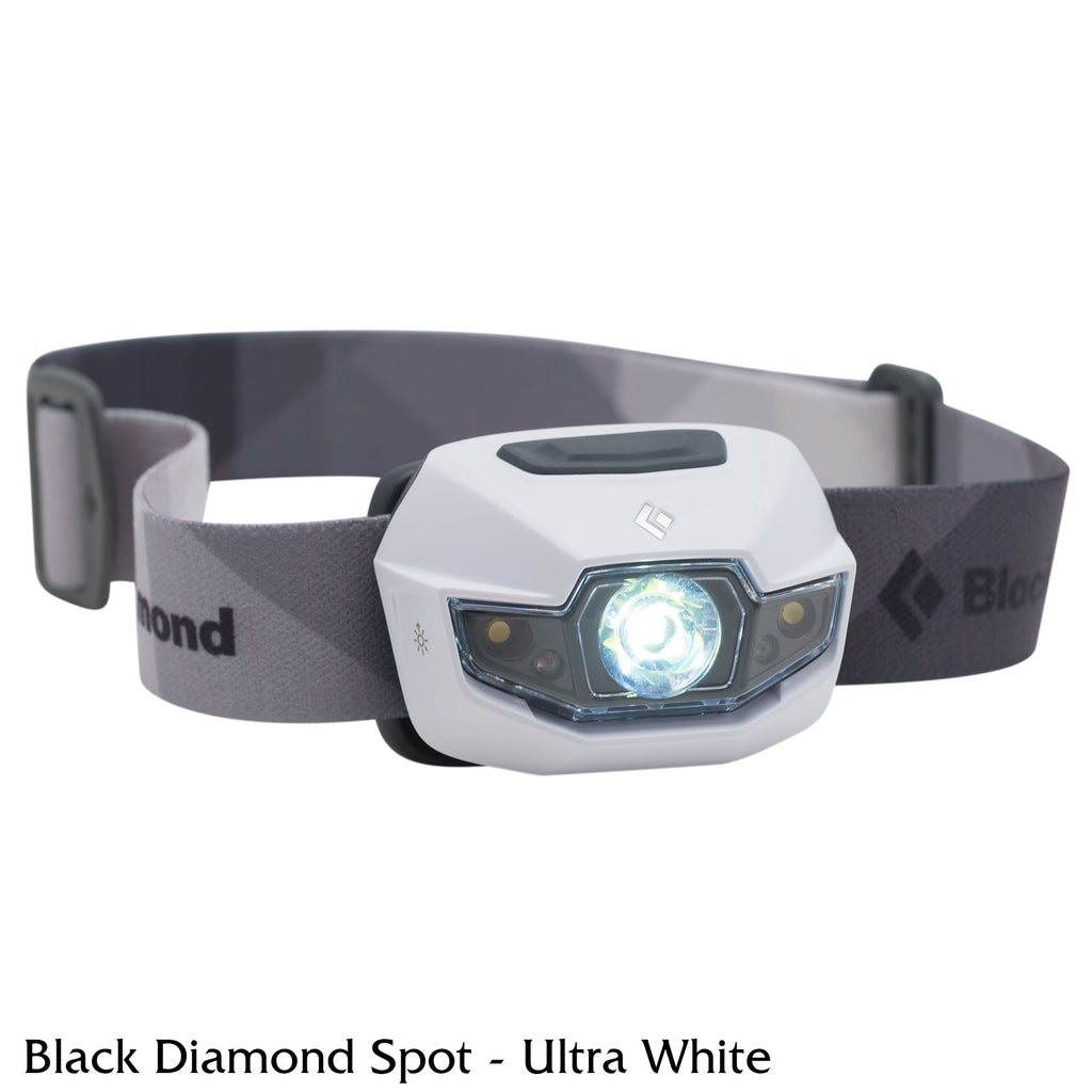Black Diamond Spot headlamp white light mode sequence flood strobe settings