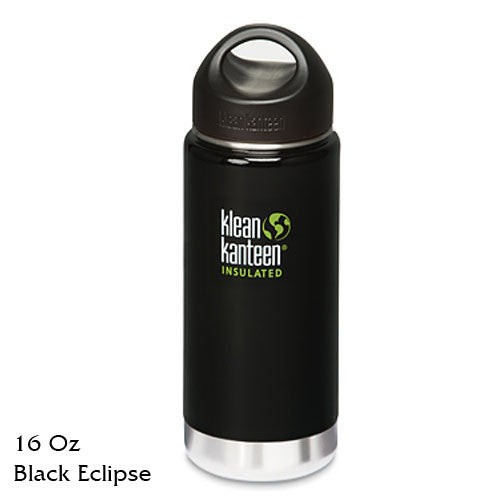 klean kanteen INSULATED 16oz ブラック Klean Kanteen Insulated Stainless-Steel Wide-Mouth Bottle