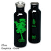 Klean Kanteen Graphics Collection Stainless Steel Bottle with All Stainless Loop-Top Cap - 27 fl. oz.