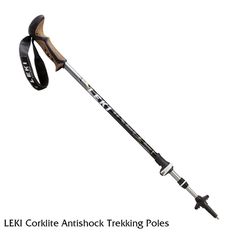LEKI Corklite Antishock Trekking Poles - Pair