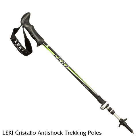 LEKI Cristallo Antishock Trekking Poles - Pair