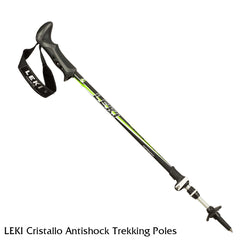 LEKI Cristallo Antishock Trekking Poles - Pair
