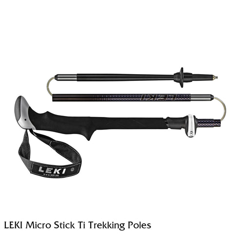 LEKI Micro Stick Ti Trekking Poles - Pair