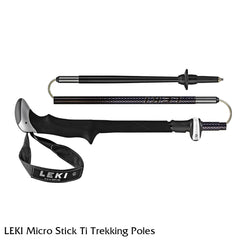 LEKI Micro Stick Ti Trekking Poles - Pair