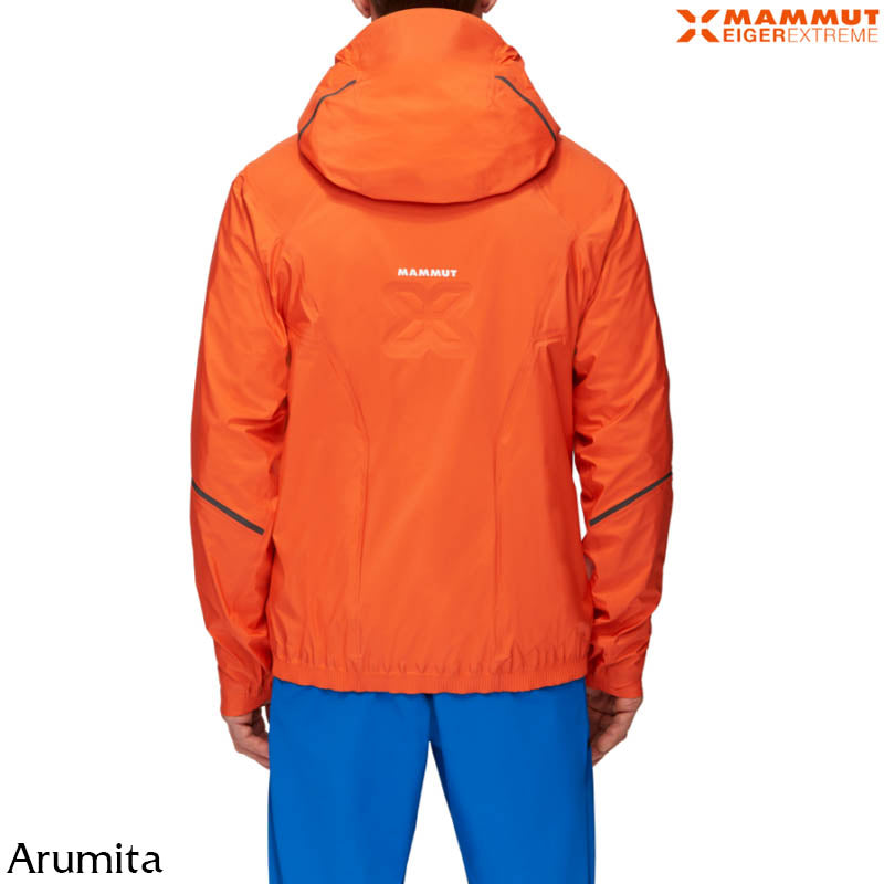 Mammut Crater Hs Hooded Jacket Men Hot Red Walking Jackets